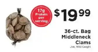 ShopRite Middleneck Clams offer