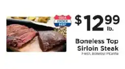 ShopRite Boneless Top Sirloin Steak offer