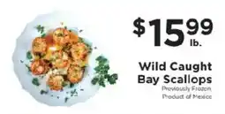 ShopRite Wild Caught Bay Scallops offer