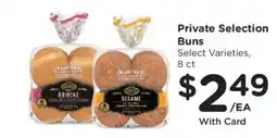 King Soopers Private Selection Buns offer
