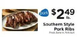 ShopRite Southern Style Pork Ribs offer