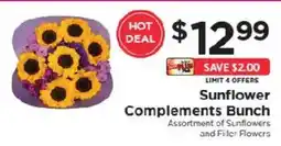 ShopRite Sunflower Complements Bunch offer