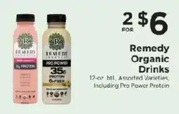 ShopRite Remedy Organic Drinks offer
