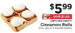 ShopRite Cinnamon Rolls offer