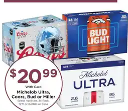 King Soopers Michelob Ultra, Coors, Bud or Miller offer