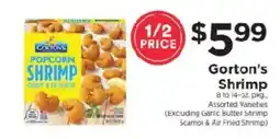 ShopRite Gorton's Shrimp offer