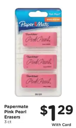 King Soopers Papermate Pink Pearl Erasers offer