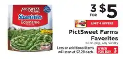 ShopRite Pictsweet Farms Steamables Edamame offer