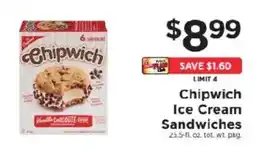 ShopRite Chipwich Ice Cream Sandwiches offer