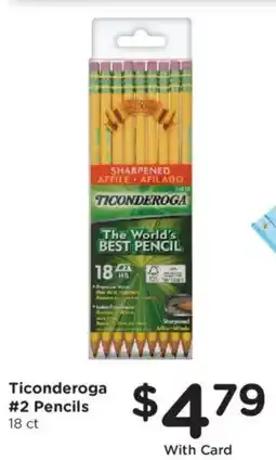 King Soopers Ticonderoga #2 Pencils offer