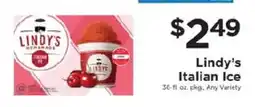 ShopRite Lindy's Italian Ice offer