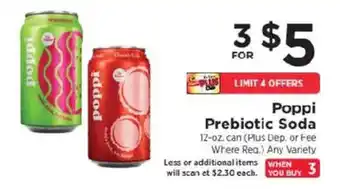 ShopRite Poppi Prebiotic Soda offer