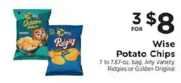 ShopRite Wise Potato Chips offer