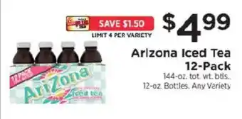 ShopRite Arizona Iced Tea offer