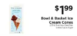 ShopRite Bowl & Basket Ice Cream Cones offer