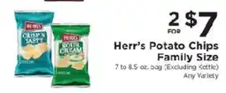 ShopRite Herr's Potato Chips Family Size offer