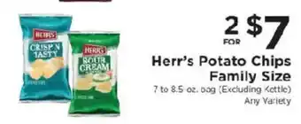 ShopRite Herr's Potato Chips Family Size offer