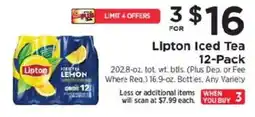 ShopRite Lipton Iced Tea offer