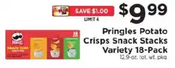 ShopRite Pringles potato crisps snack stacks offer
