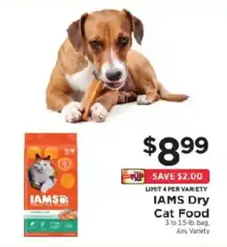 ShopRite Iams Dry Cat Food offer