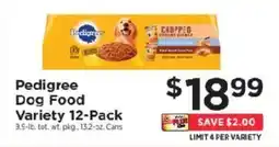 ShopRite Pedigree dog food variety offer
