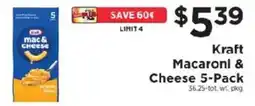 ShopRite Kraft Macaroni & Cheese 5-Pack offer