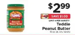 ShopRite Teddie Peanut Butter offer