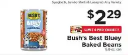 ShopRite Bush's Best Bluey Baked Beans offer