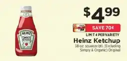 ShopRite Heinz Ketchup offer