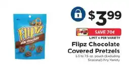 ShopRite Flipz Chocolate Covered Pretzels offer