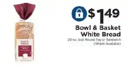 ShopRite Bowl & Basket White Bread offer