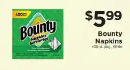 ShopRite Bounty napkins offer