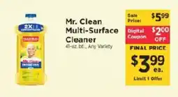 ShopRite Mr. Clean Multi-Surface Cleaner offer