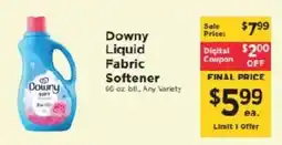ShopRite Downy liquid fabric softener offer
