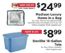 ShopRite Madison Luxury Home in a Bag offer
