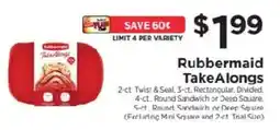 ShopRite Rubbermaid TakeAlongs offer