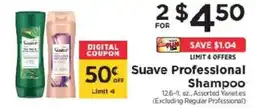 ShopRite Suave Professional Shampoo offer