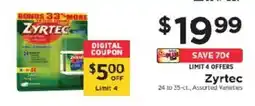 ShopRite Zyrtec offer