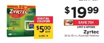 ShopRite Zyrtec offer