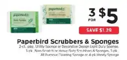 ShopRite Paperbird Scrubbers & Sponges offer