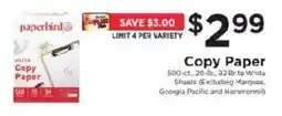ShopRite Paperbird copy paper offer