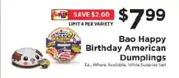 ShopRite Bao Happy Birthday American Dumplings offer