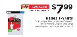 ShopRite Hanes T-Shirts offer