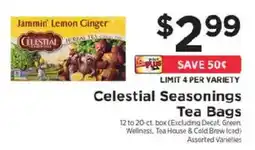 ShopRite Celestial Seasonings Tea Bags offer