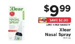 ShopRite Xlear Nasal Spray offer