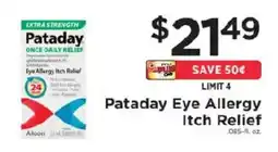 ShopRite Pataday Eye Allergy Itch Relief offer