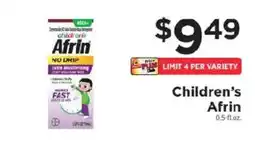 ShopRite Children's Afrin offer
