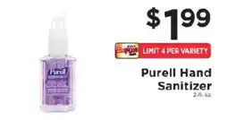 ShopRite Purell hand sanitizer offer