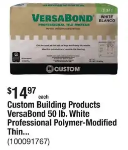 The Home Depot Custom Building Products Versabond Professional Polymer-Modified Thin... offer