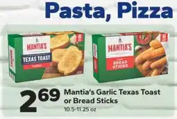 Save a Lot Mantia's Garlic Texas Toast or Bread Sticks offer